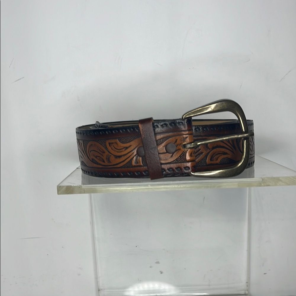 CONTINENTAL TOOLED LEATHER BELT FTL-05-165